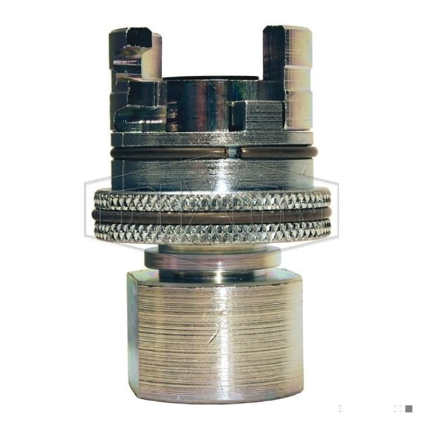 Dixon Dual-Lock P Series Interchange Thor Interchange Coupler with Knurled Flanged Sleeve, 1/2 x 1/2-14 4PF4-FS - main